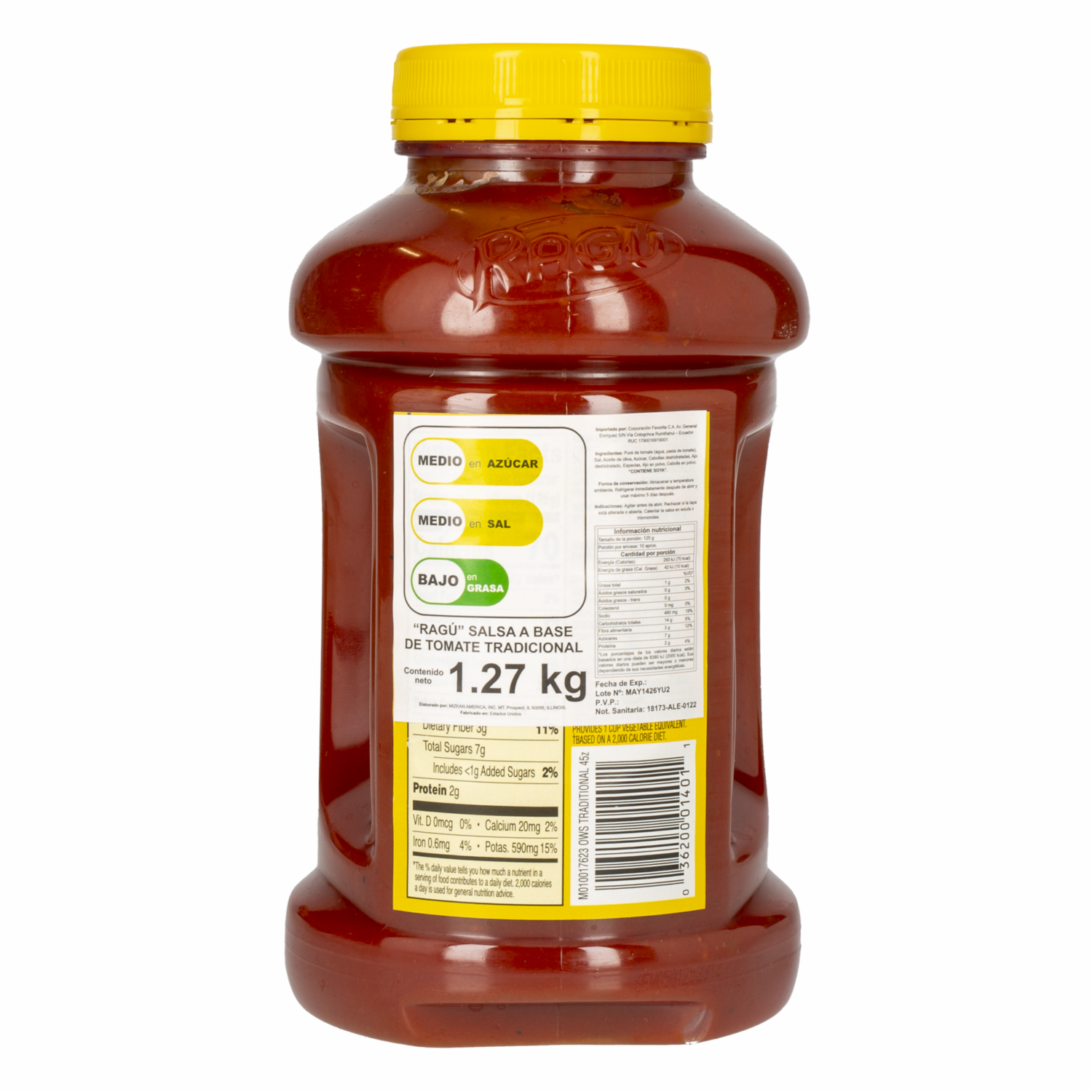 Salsa De Tomate Base Tradicional RAGÚ 1270 G