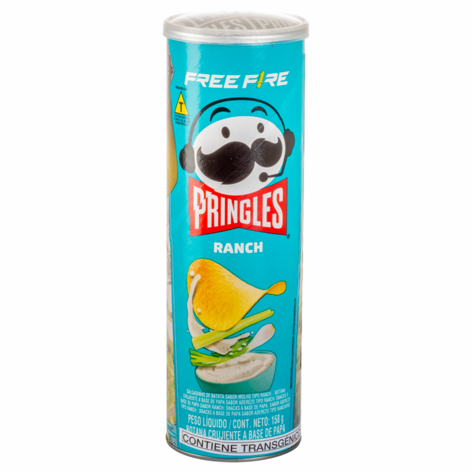 Papas Fitas Sabor Ranch PRINGLES 158 g