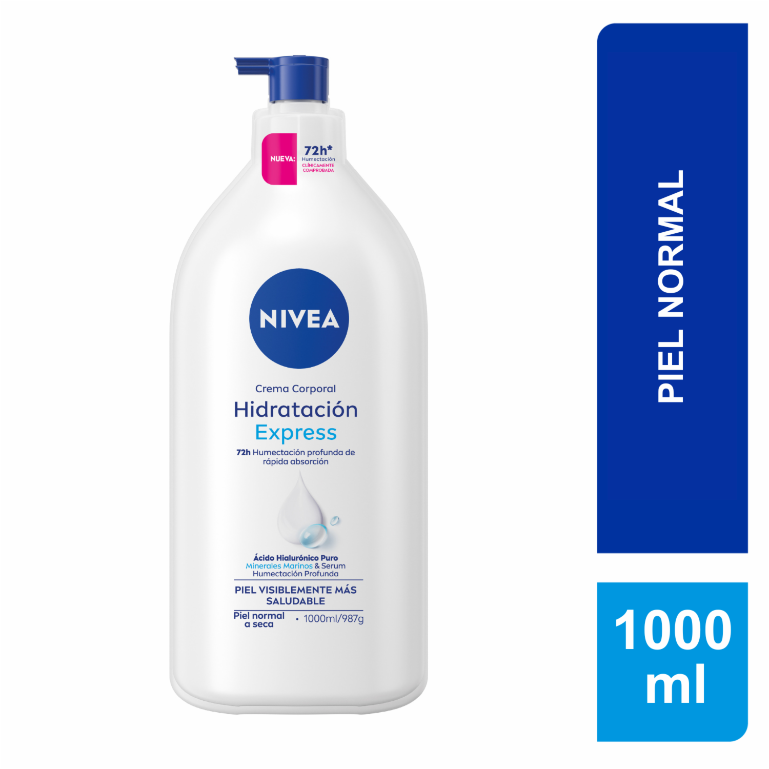 Crema Corporal Hidratación Express NIVEA 1000 Ml