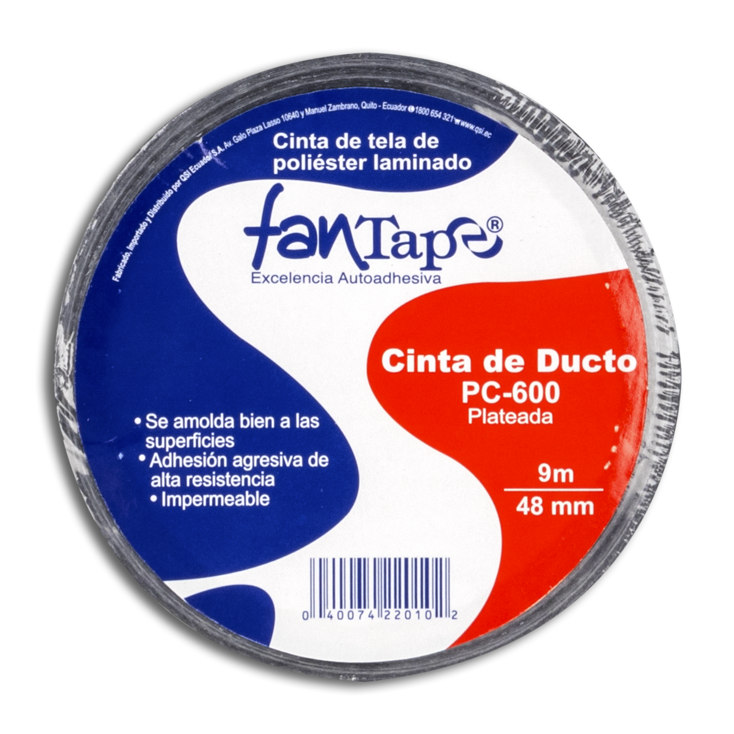 Cinta De Ducto 9Mx48Mm FANTAPE Unidad