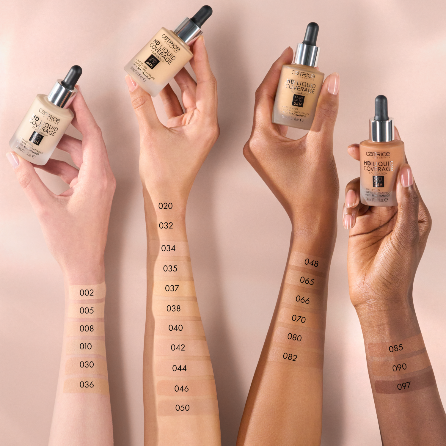 Base De Maquillaje Hd Liquid Coverage Fundation CATRICE