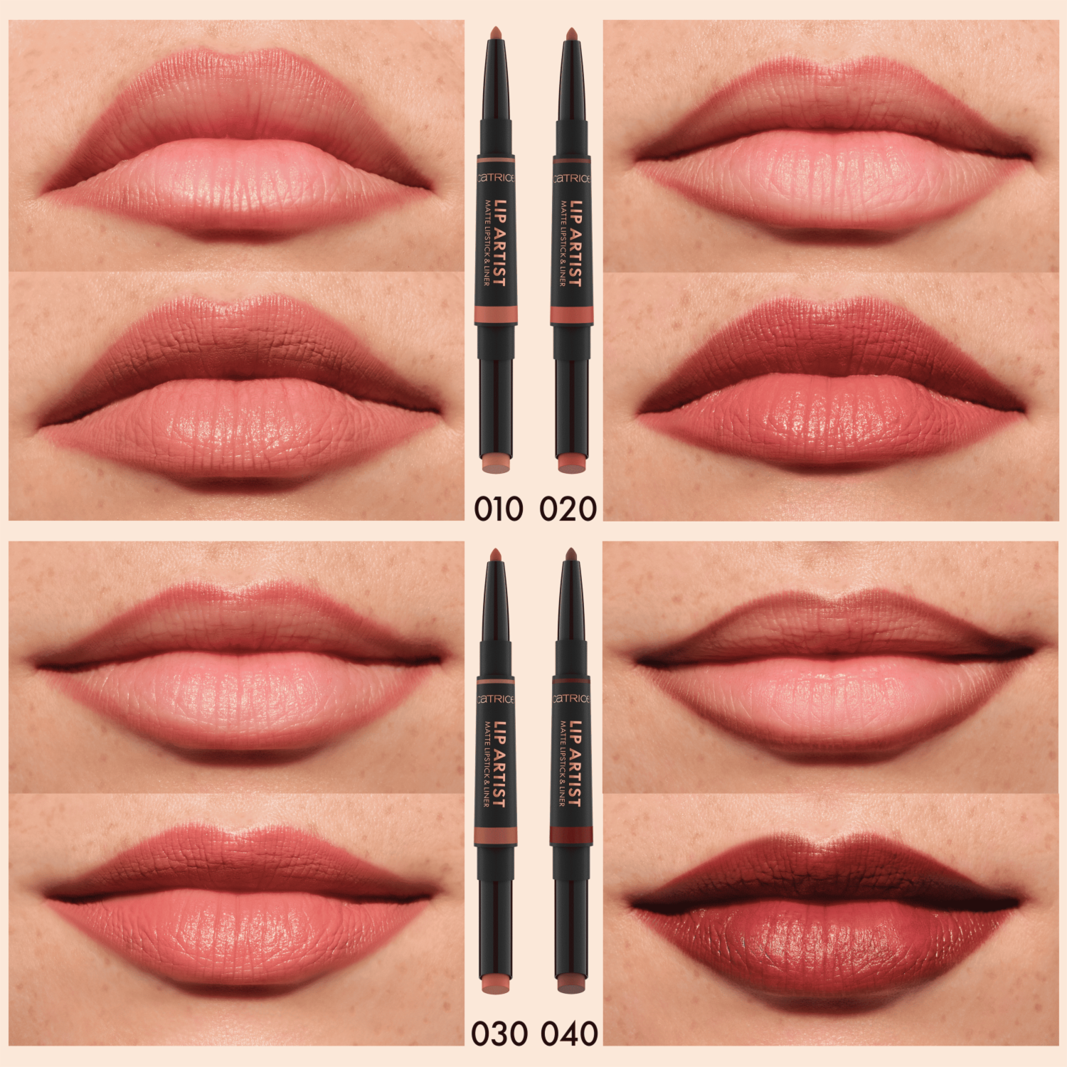 Labial En Barra Y Delineador Lip Artist Matte CATRICE