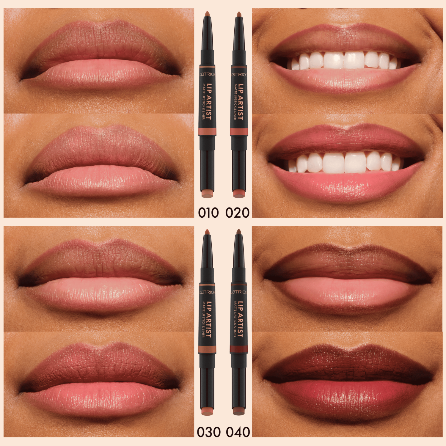 Labial En Barra Y Delineador Lip Artist Matte CATRICE