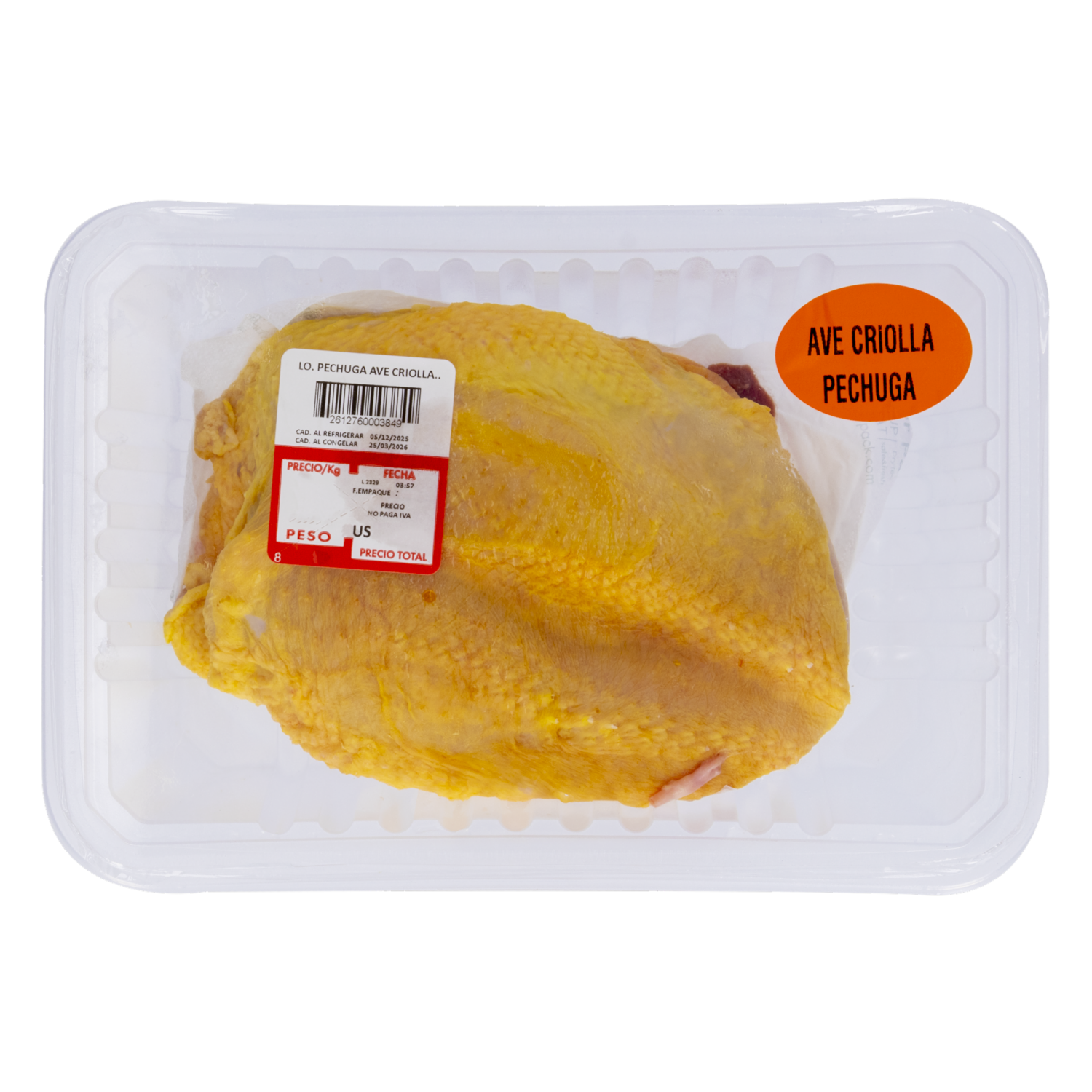 Pechuga Ave Criolla LA ORIGINAL Al Peso