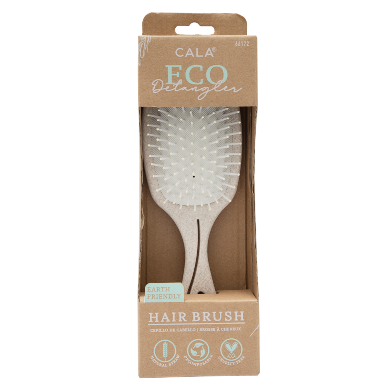 Cepillo De Cabello Eco Detangler Paddle Earth CALA 1 U