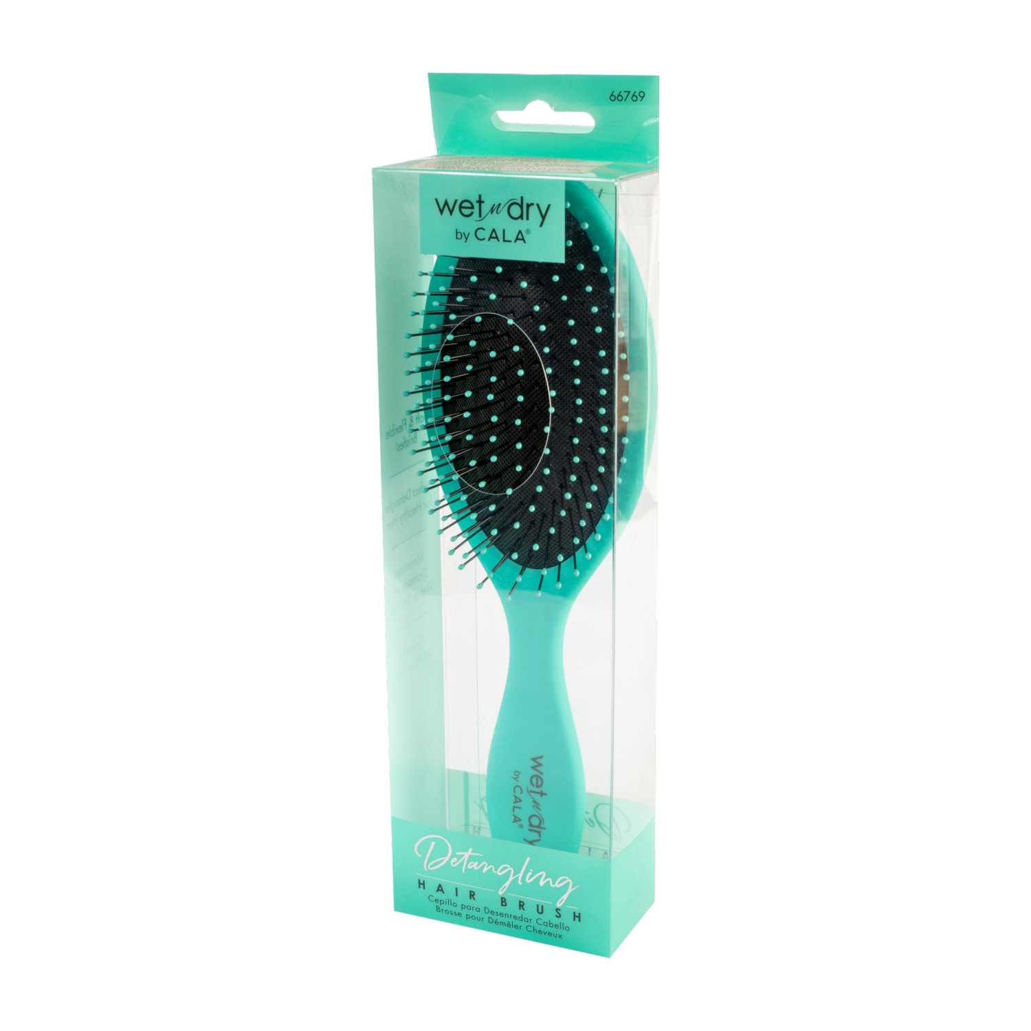 Cepillo De Cabello Wet-N-Dry Turquesa CALA 1 U