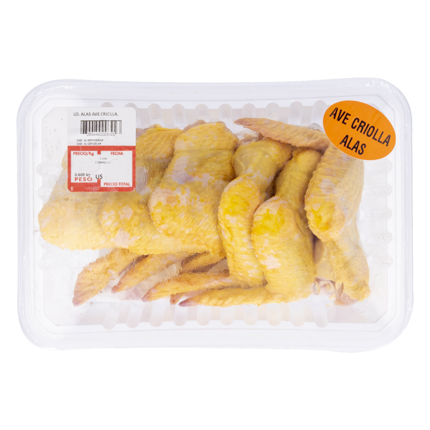 Alitas De Pollo Ave Criolla LA ORIGINAL Al Peso