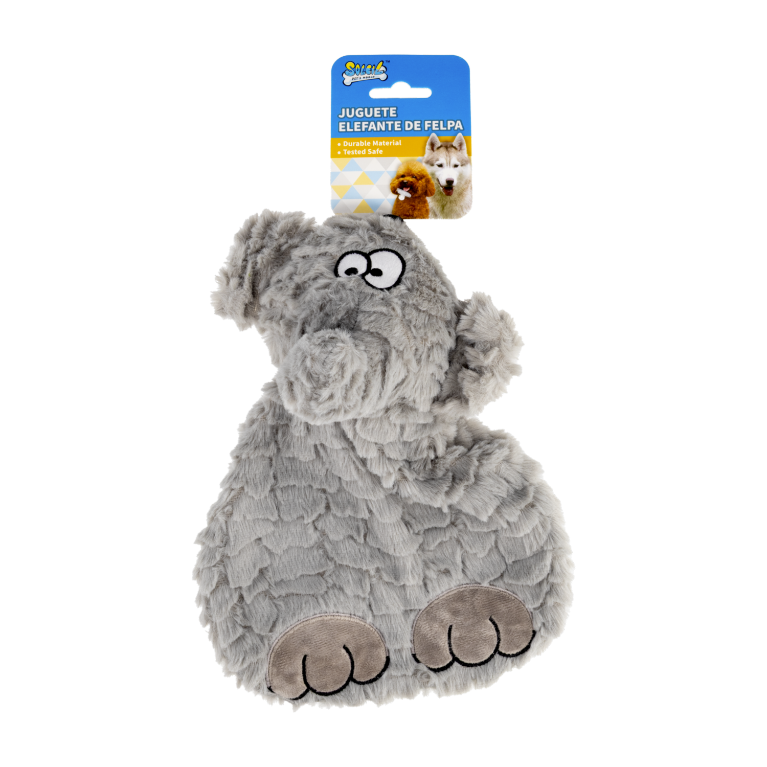 Juguete De Perro Elefante De Felpa SOLEIL 1 Pieza