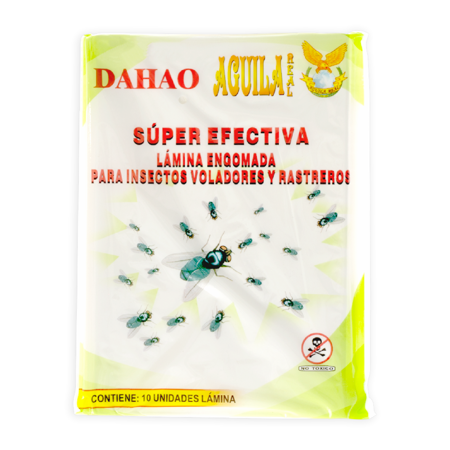 Lamina Engomada Para Insectos AGUILA REAL X 10 Uds