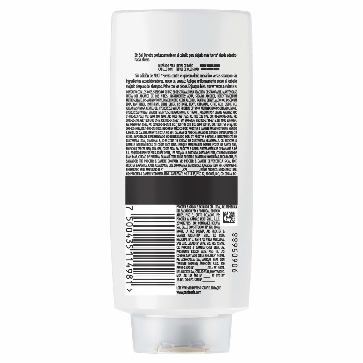Acondicionador De Cabello Fuerza Y Reconstrucción PANTENE 700 Ml