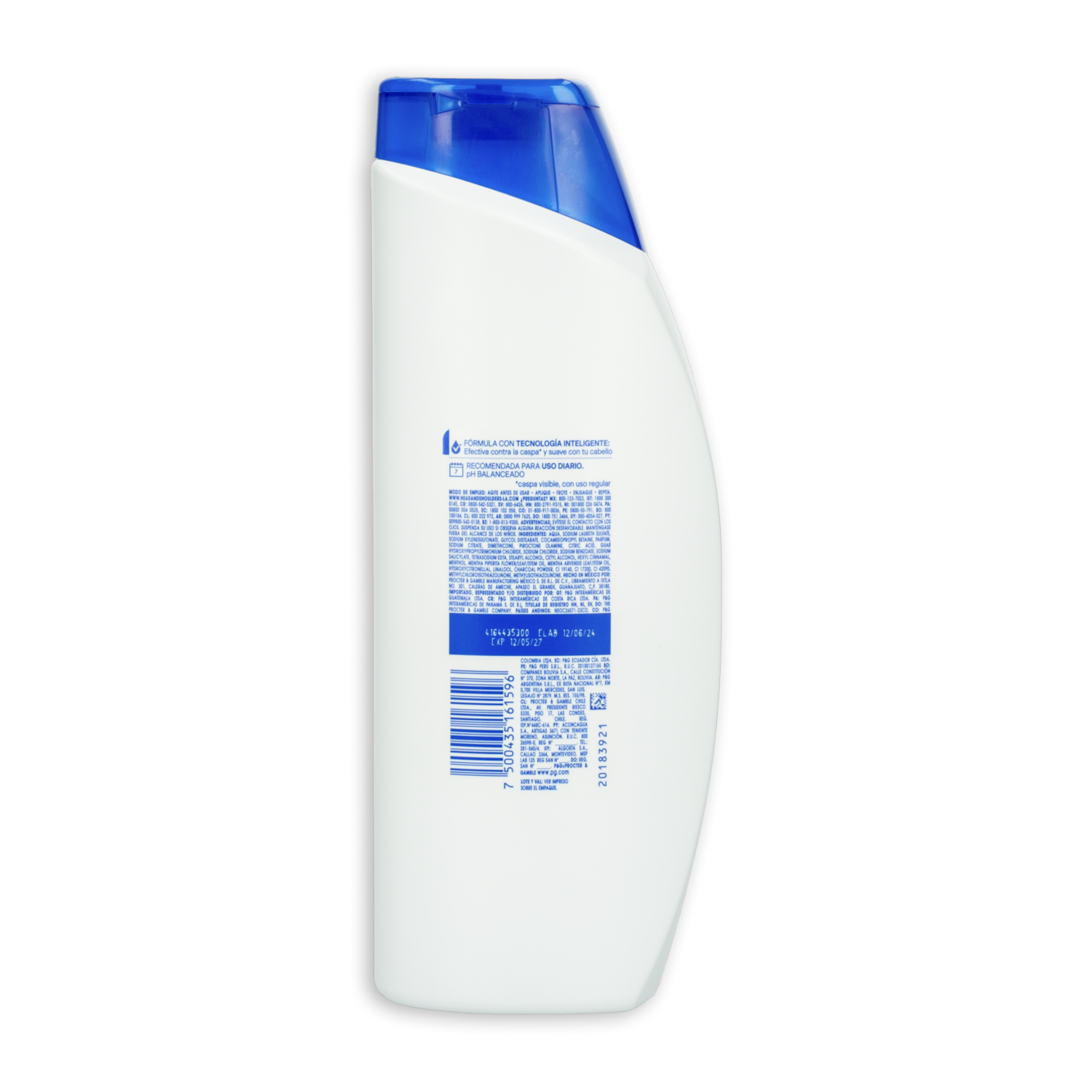 Shampoo De Cabello Con Carbón Activado HEAD & SHOULDERS 650 Ml