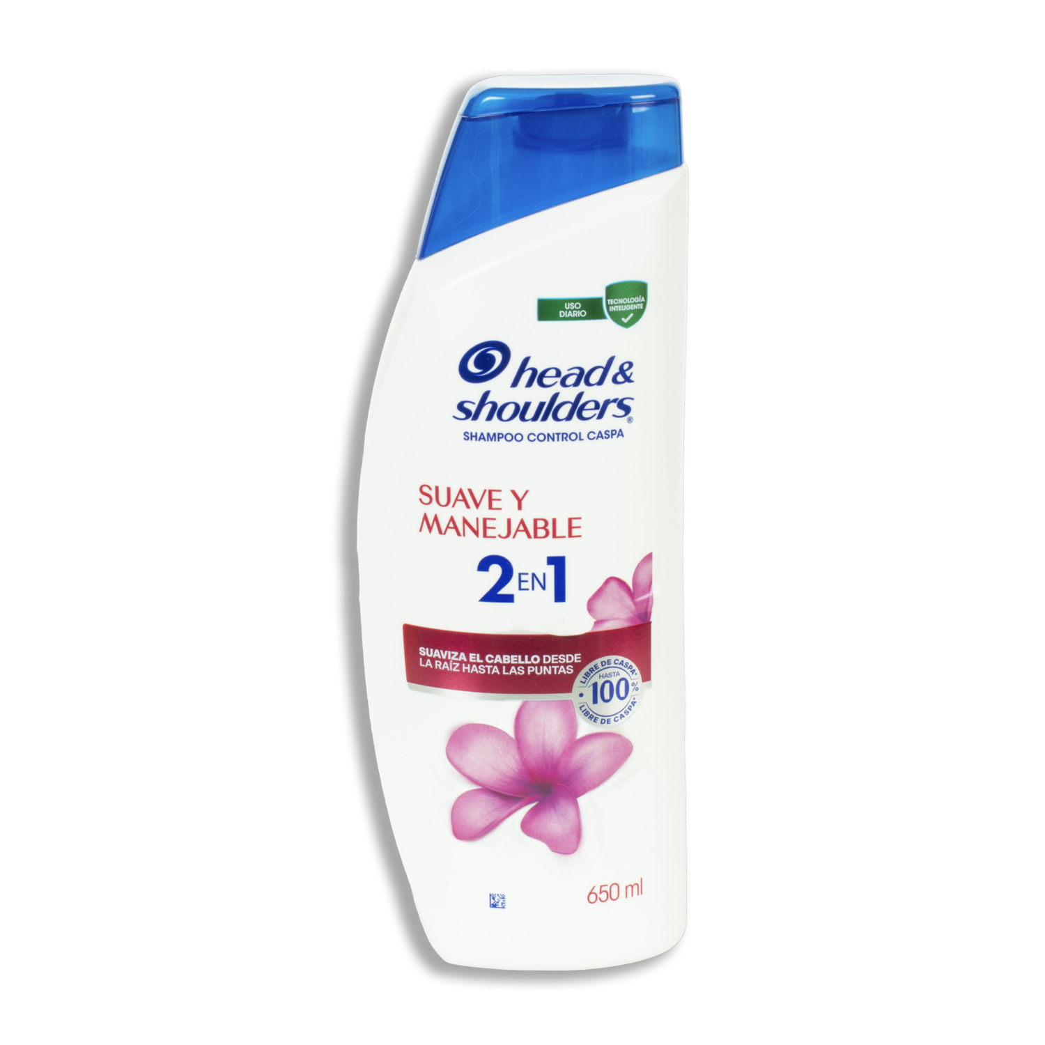 Shampoo De Cabello 2 En 1 Suave Y Manejable HEAD & SHOULDERS 650 Ml