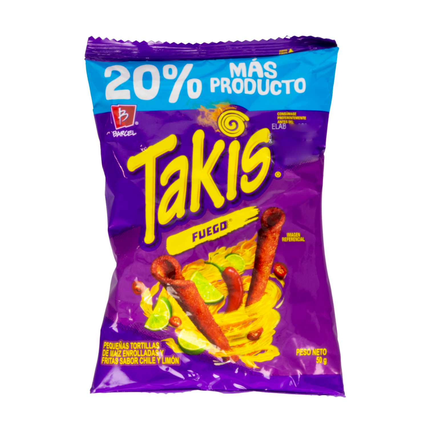 Bocaditos Maíz Fuego TAKIS 50 G