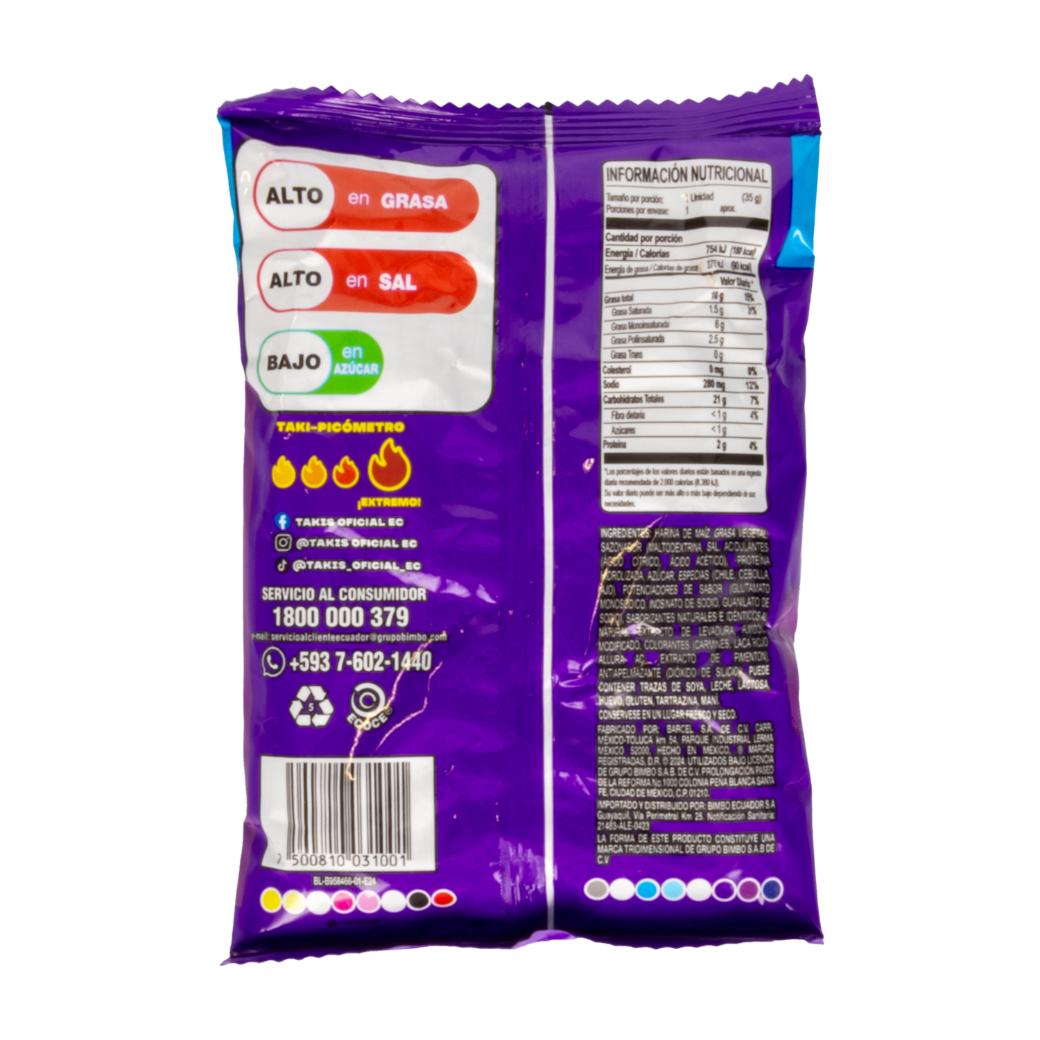 Bocaditos Maíz Fuego TAKIS 50 G