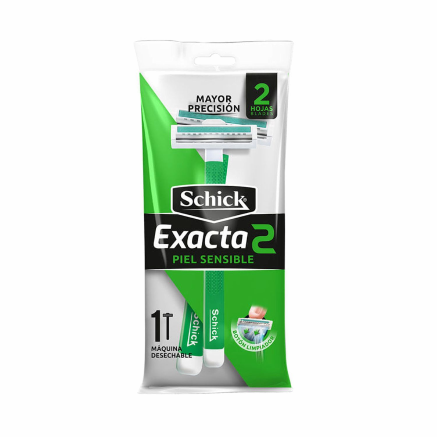 Afeitadora Desechable Para Hombre Exacta2 Sensitive SCHICK Unidad