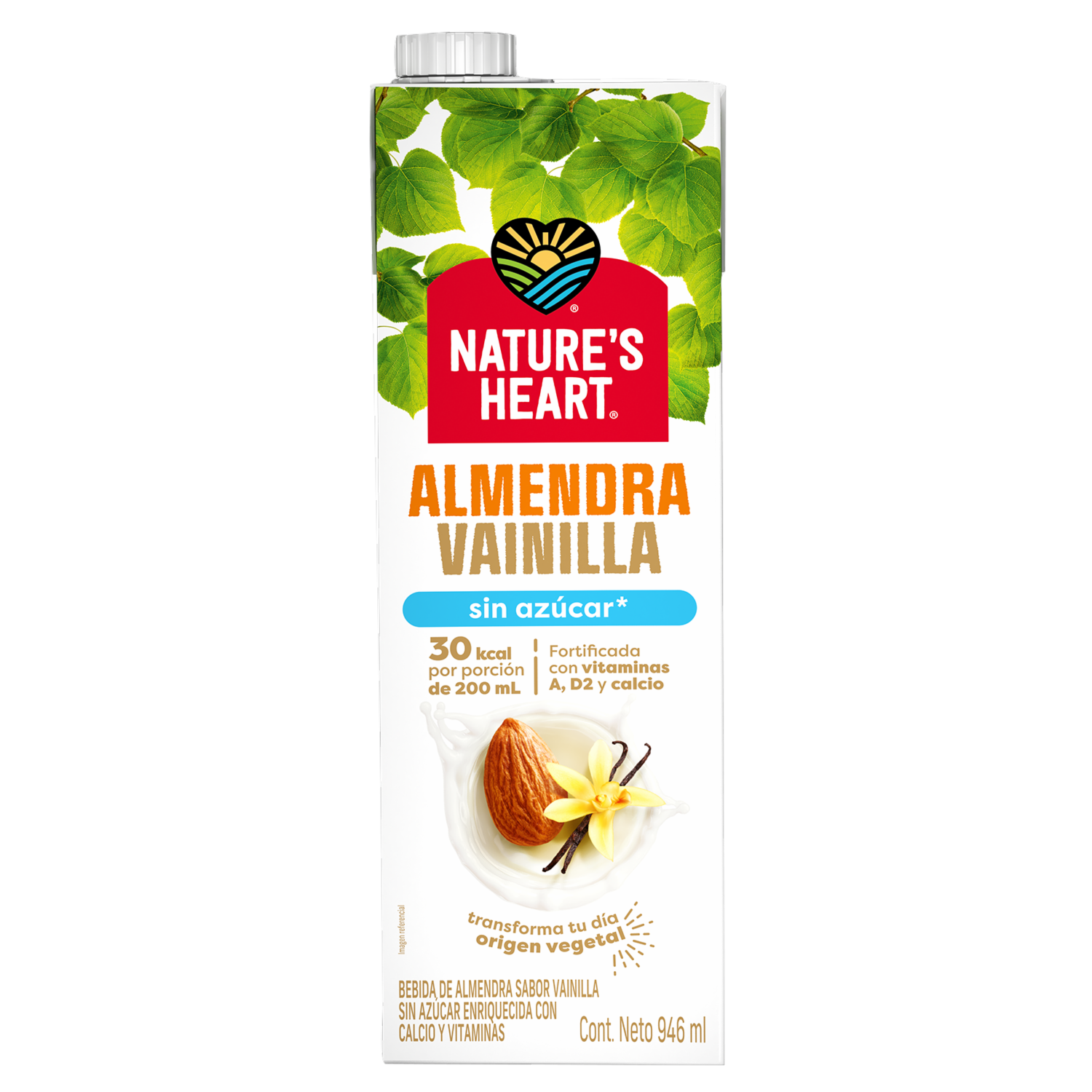 Bebida De Almendras Con Vainilla NATURE´S HEART Tetrapak