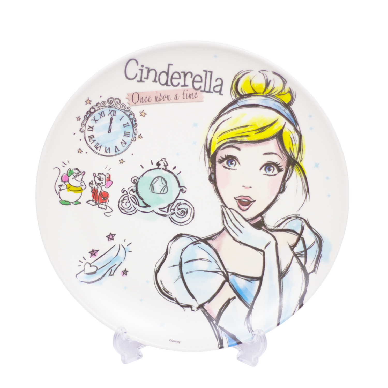 Plato Bambú Surtido Princesas FUN KIDS 25 Cm
