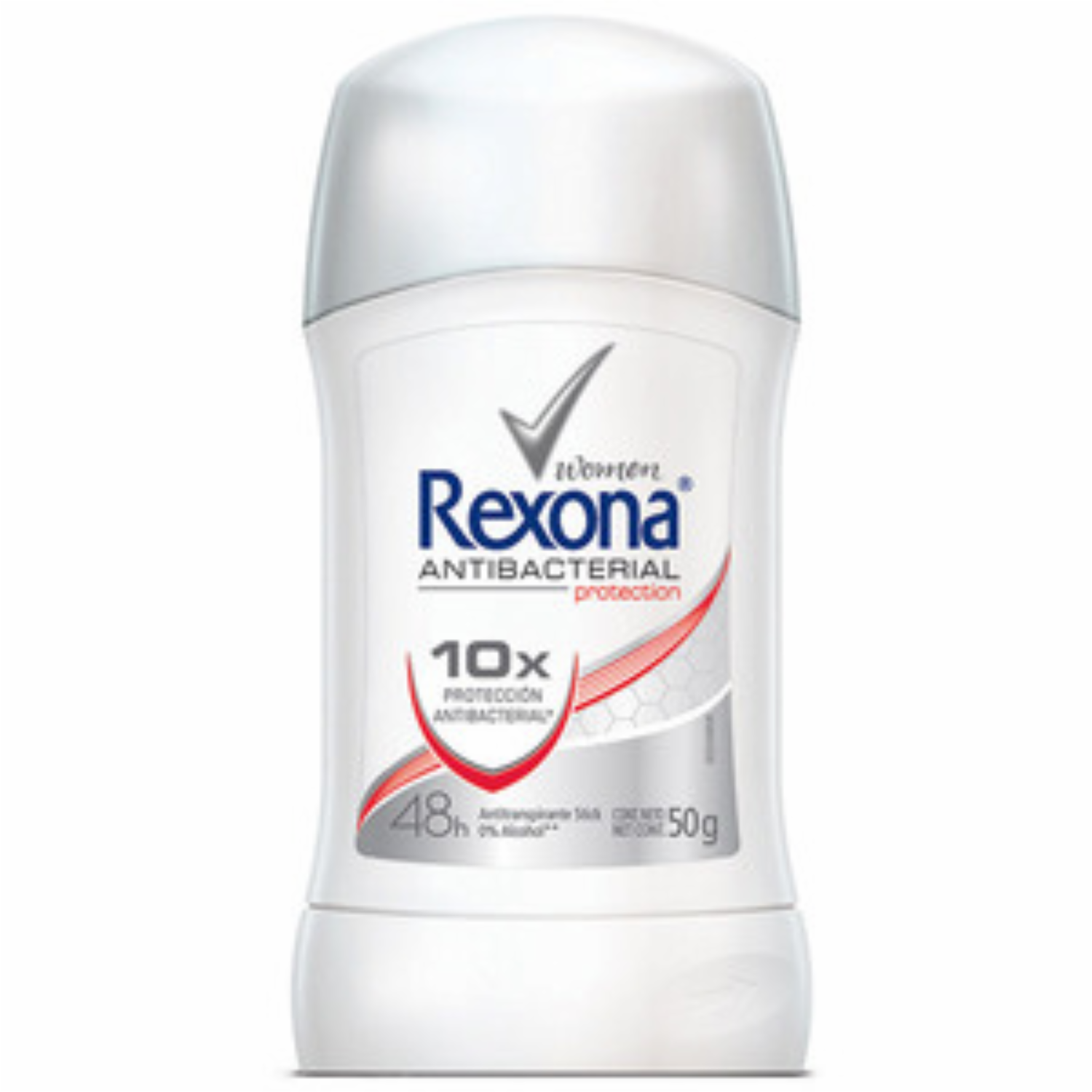 Desodorante En Barra Stick Protección Antibacterial REXONA 50 g