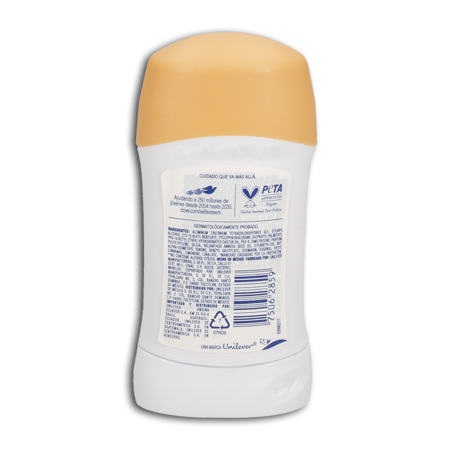 Desodorante En Barra Para Dama Fragancia Coco DOVE 50 G
