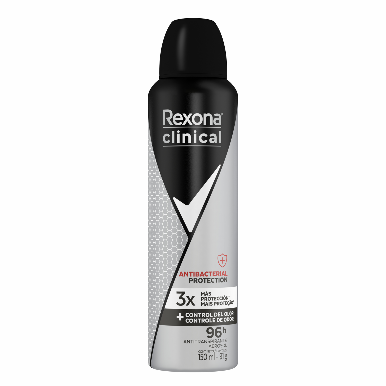 Desodorante En Aerosol Para Caballero Antitranspirante Clinical Expert Antibacterial REXONA 150 Ml