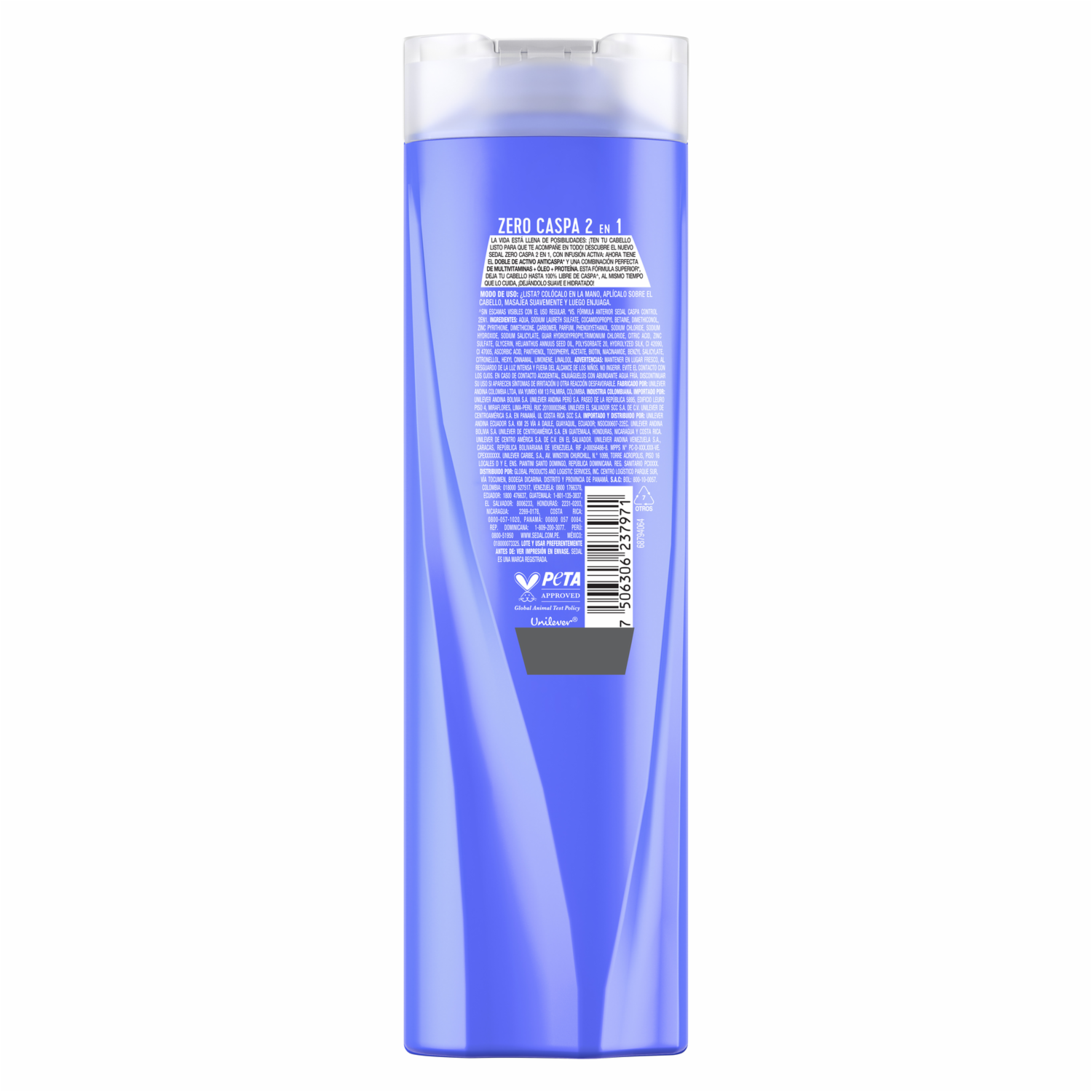 Shampoo De Cabello Control Caspa SEDAL Inner Pack 340 Ml