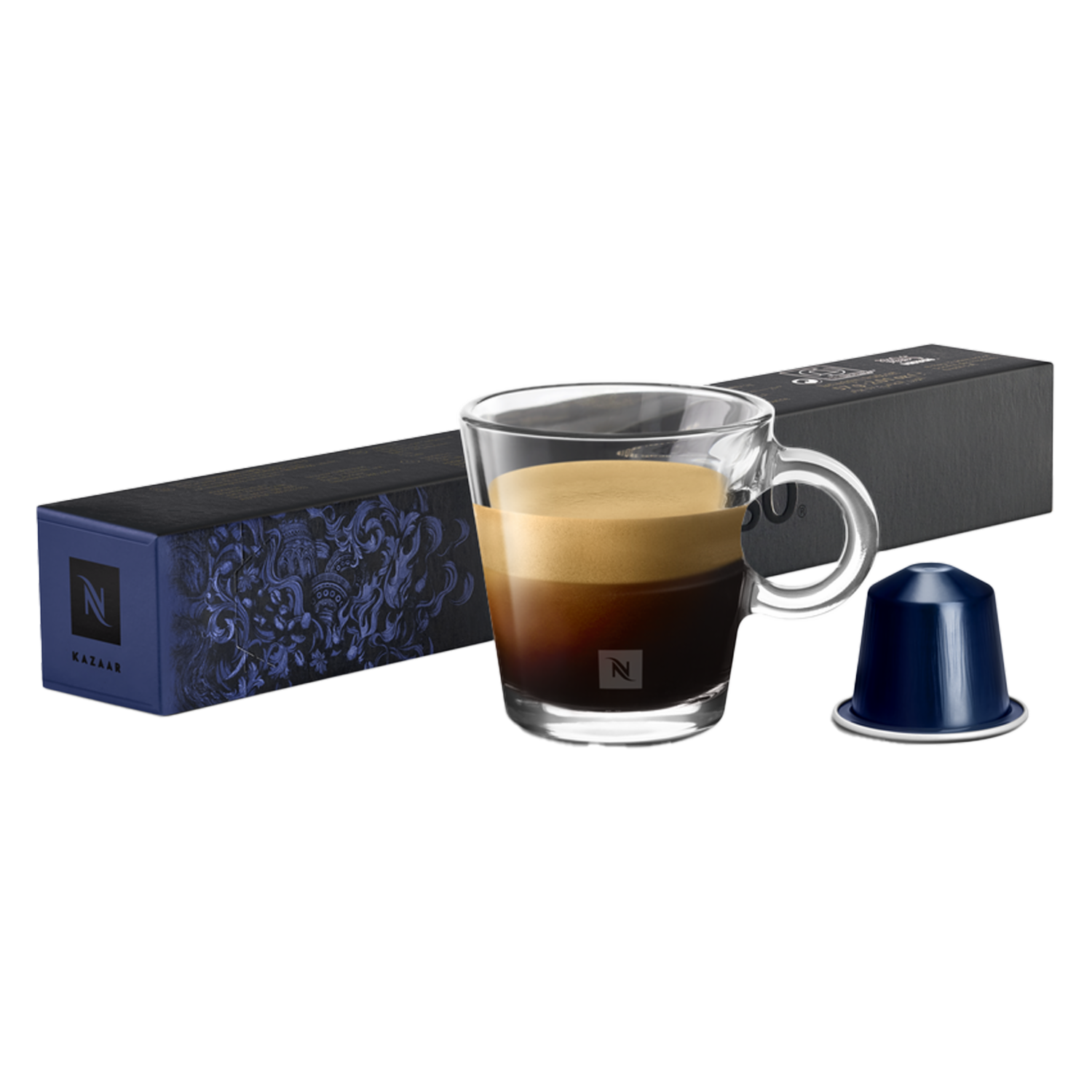 Kazaar Café Excepcionalmente Intenso Y Almibarado NESPRESSO 1 Sleeve 10 Cápsulas
