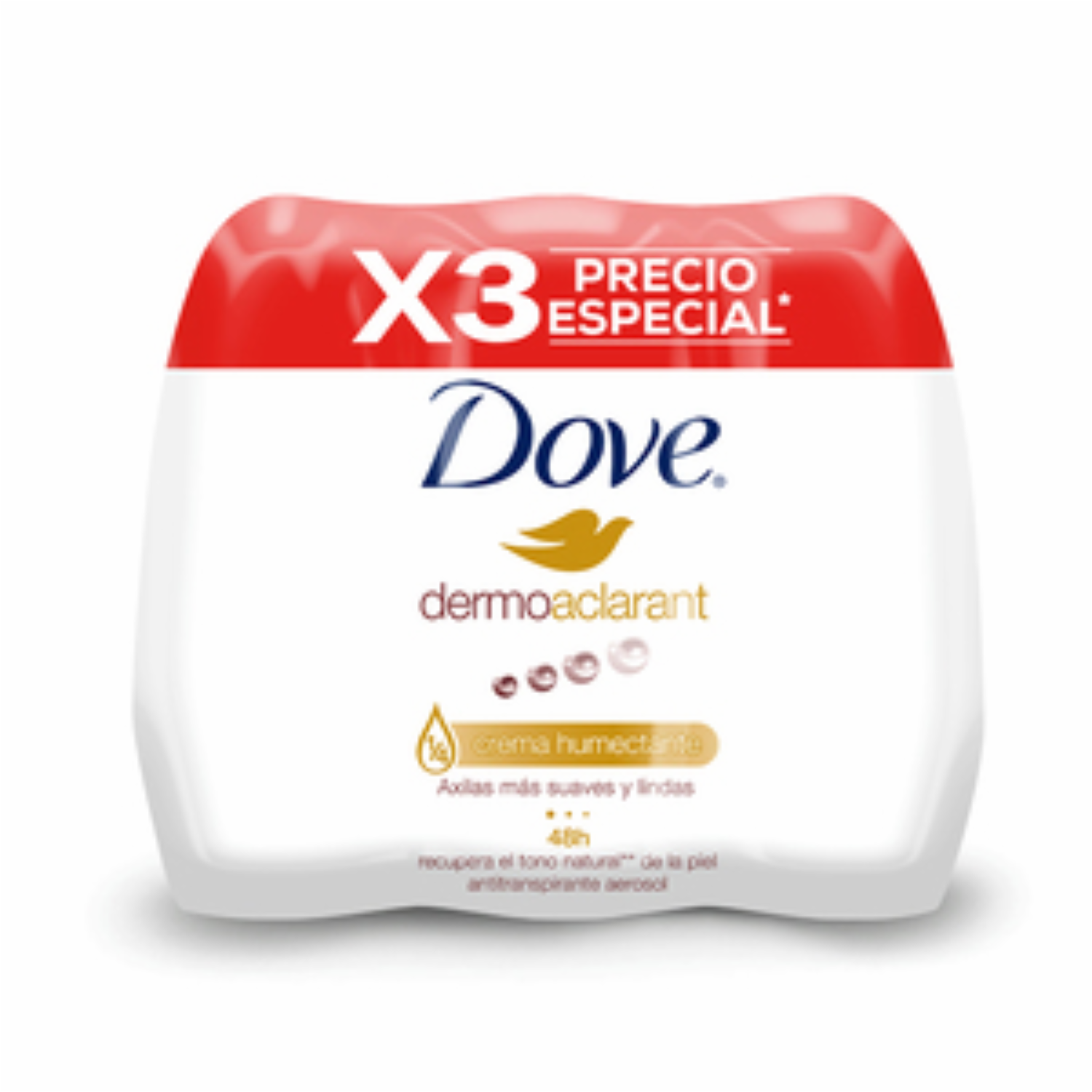 Desodorante En Roll On Para Dama Dermo Aclarant DOVE 150 Ml