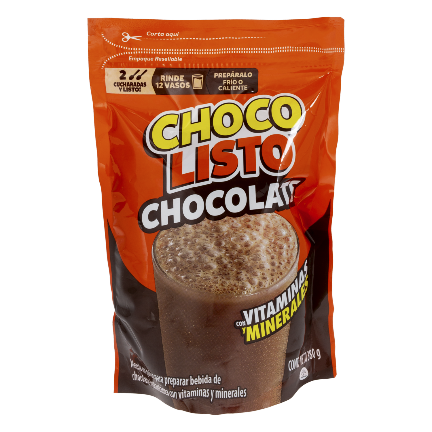Chocolate Mezcla En Polvo CHOCO LISTO 380 G