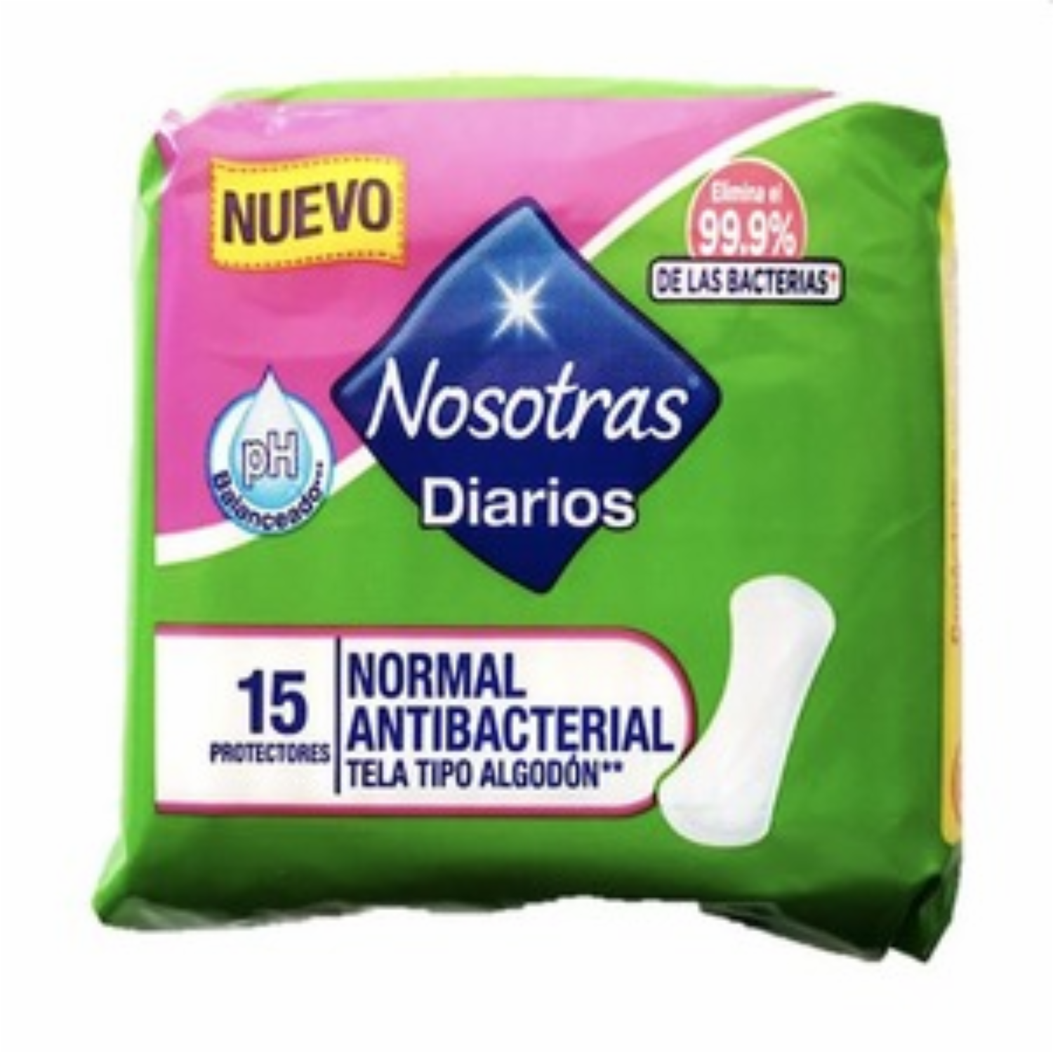 Protector Diario Antibacterial NOSOTRAS x 15 Unidades