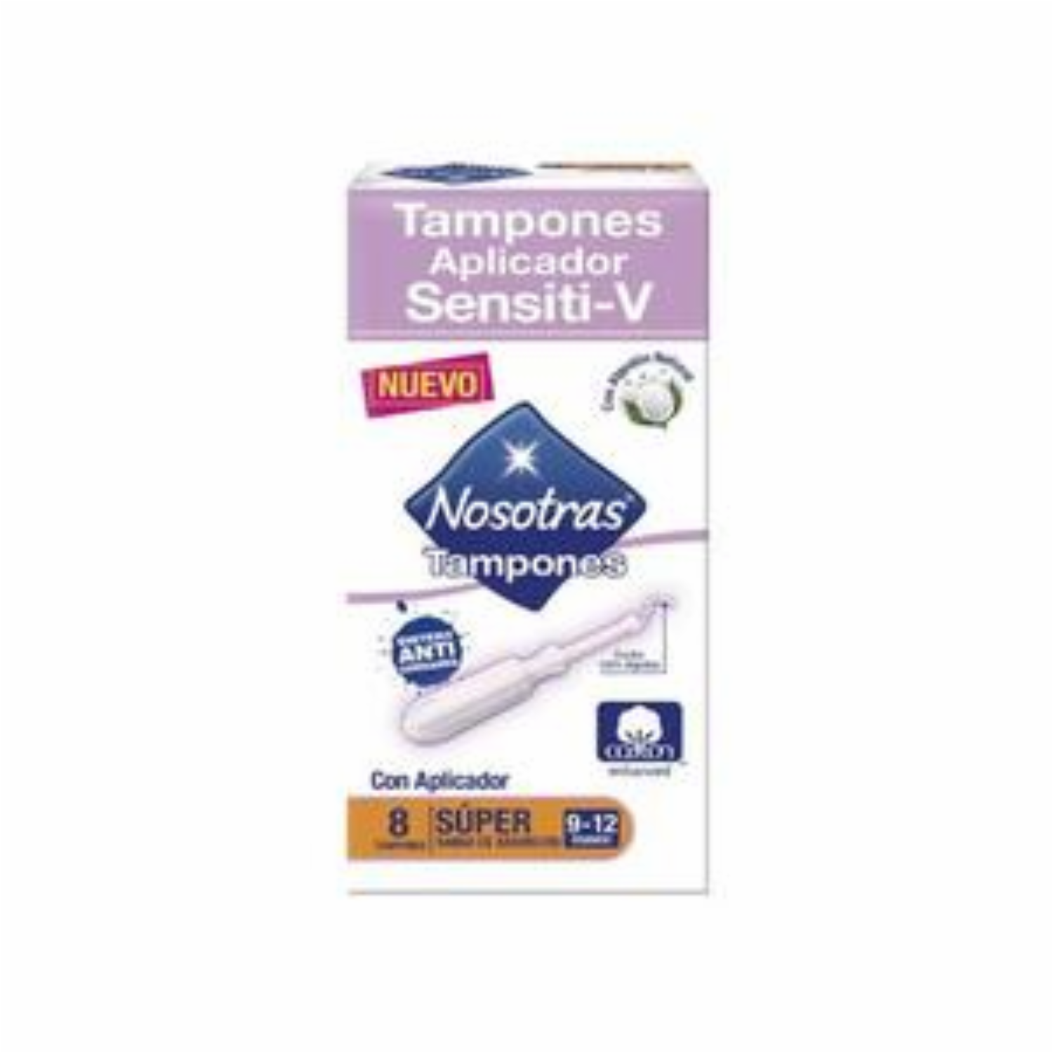 Tampón Aplicador Super Sensistive NOSOTRAS x 8 Unidades