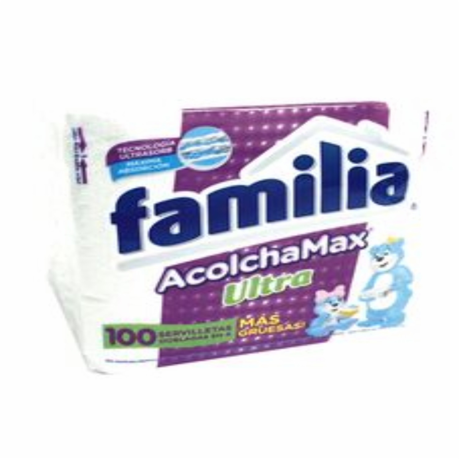 Servilletas Acochamax Ultra FAMILIA 100 Unidades
