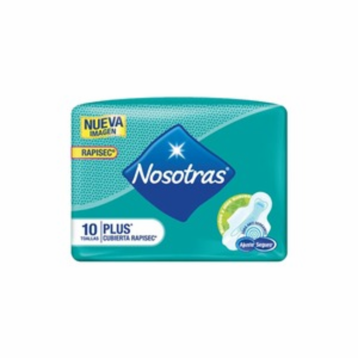 Toalla Sanitaria Plus Rapisec Aloe NOSOTRAS x 10 Unidades