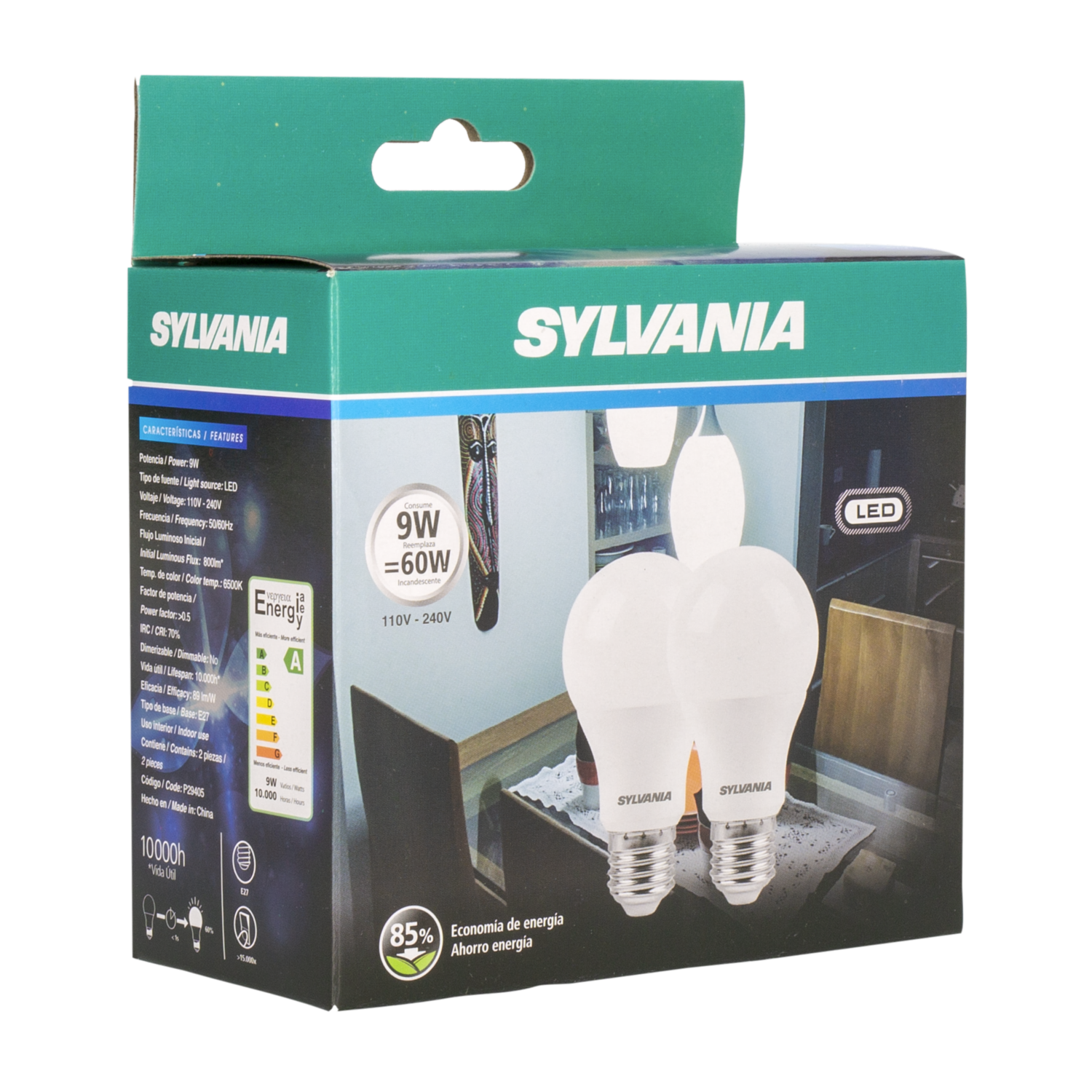 Foco De 9Wx 2 Luz Dia SYLVANIA Unidad