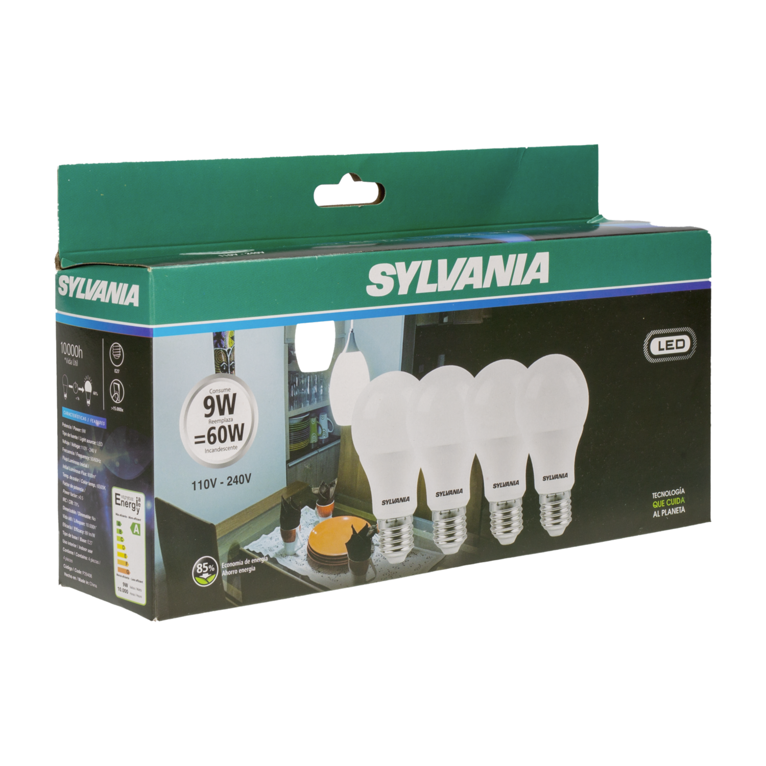 Foco Toledo Luz Dia SYLVANIA 9w