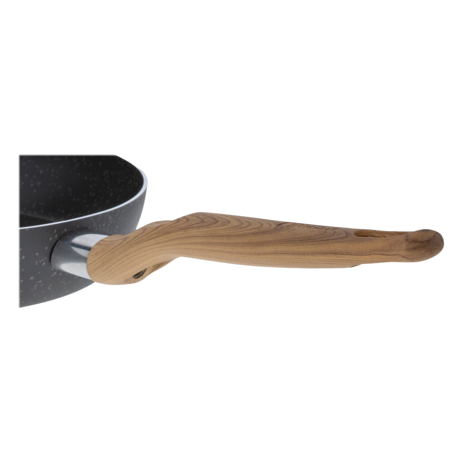 Sartén Anti Adherente Natural Stone Tapa De Vidrio IMUSA 24 CM