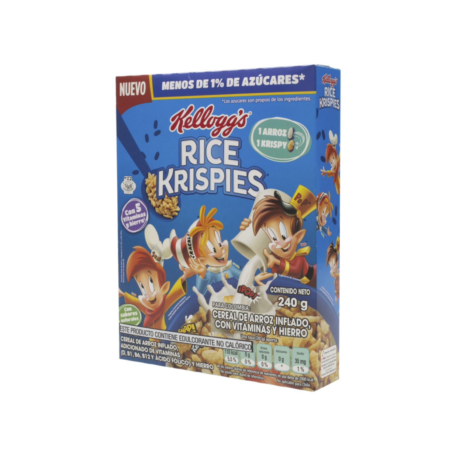Cereal De Arroz RICE KRISPIES 240 Gr