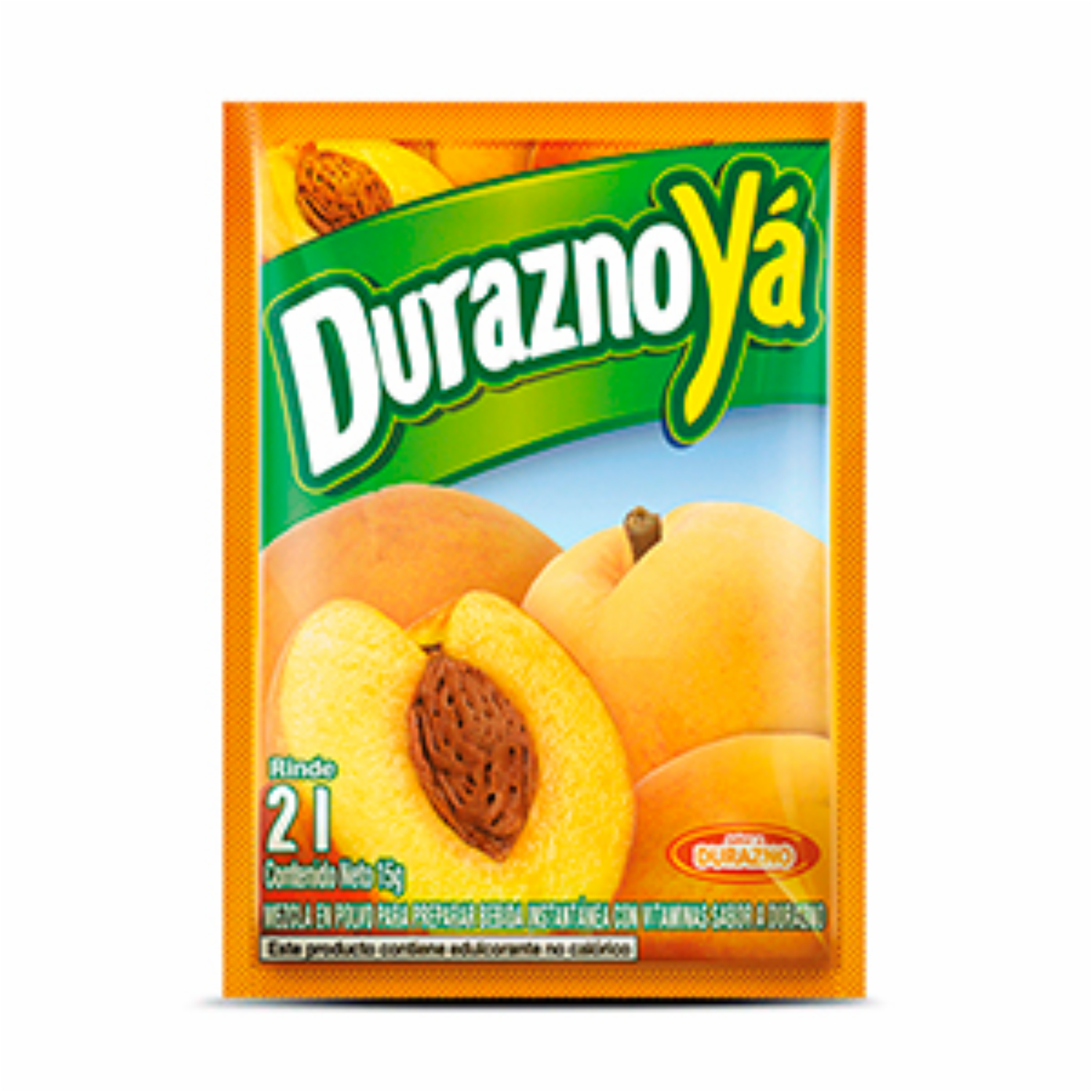 Jugo En Polvo Sabor A Durazno YA 15 g