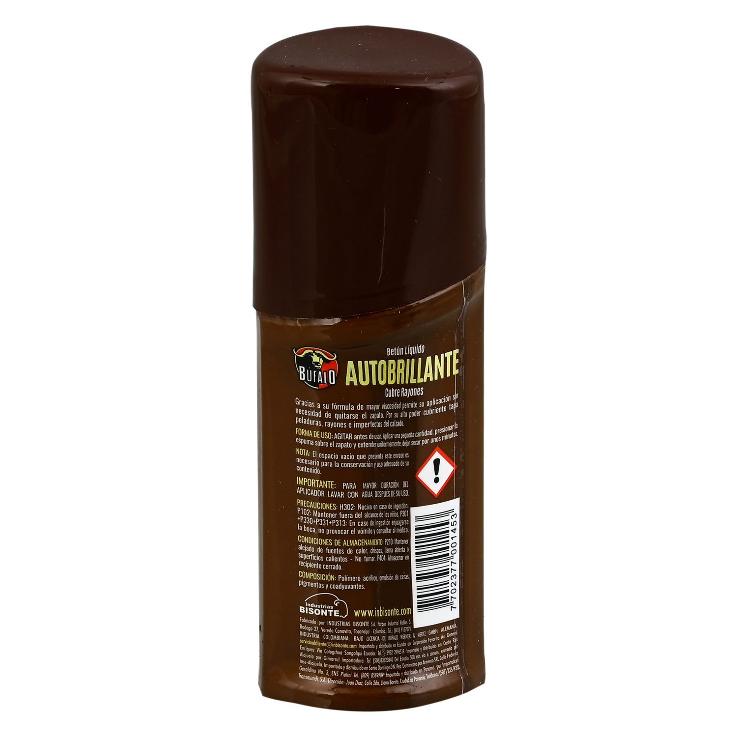 Betún Líquido Tono Marrón BÚFALO Por 60 Ml