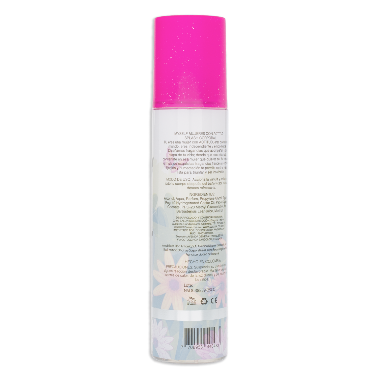 Body Splash Para Niña Fragancia Cándy Girl MYSELF 260 Ml