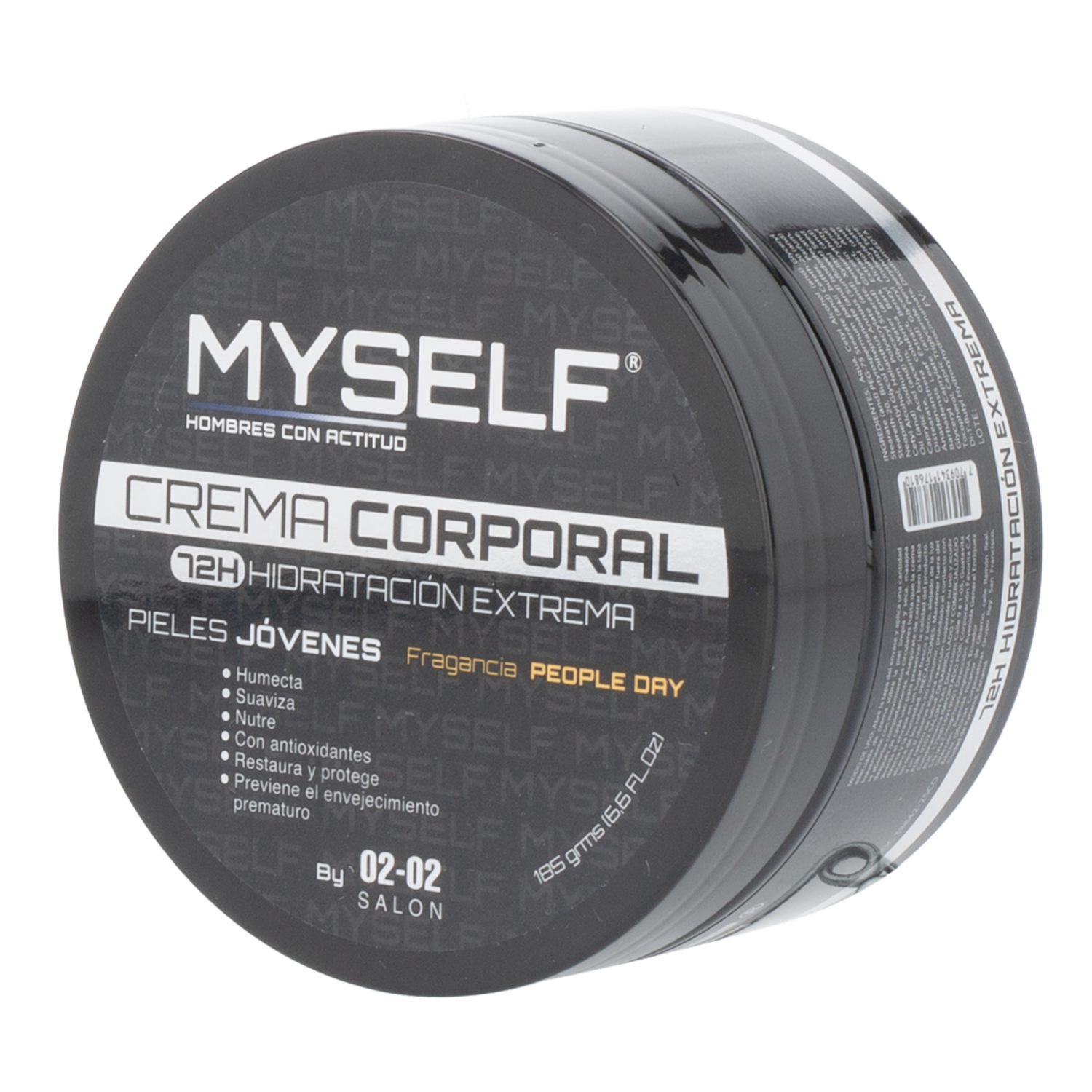 Crema Corporal Para Hombre Pieles Jóvenes Fragancia People Day MYSELF 185 G