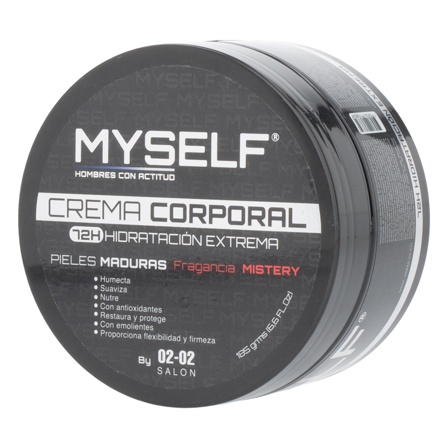 Crema Corporal Para Hombre Pieles Maduras Fragancia Mistery MYSELF 185 G