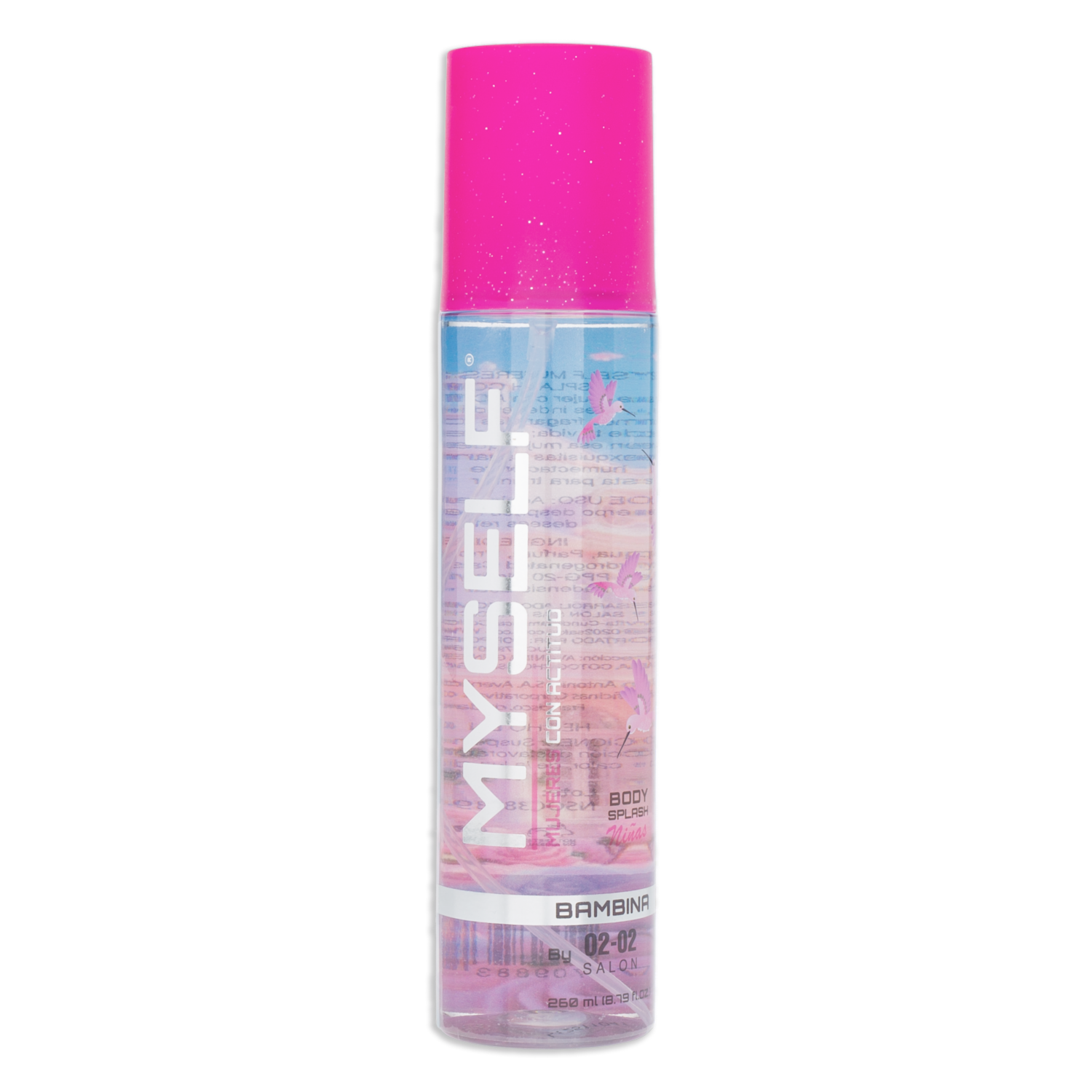 Body Splash Para Niña Fragancia Bambina MYSELF 260 Ml