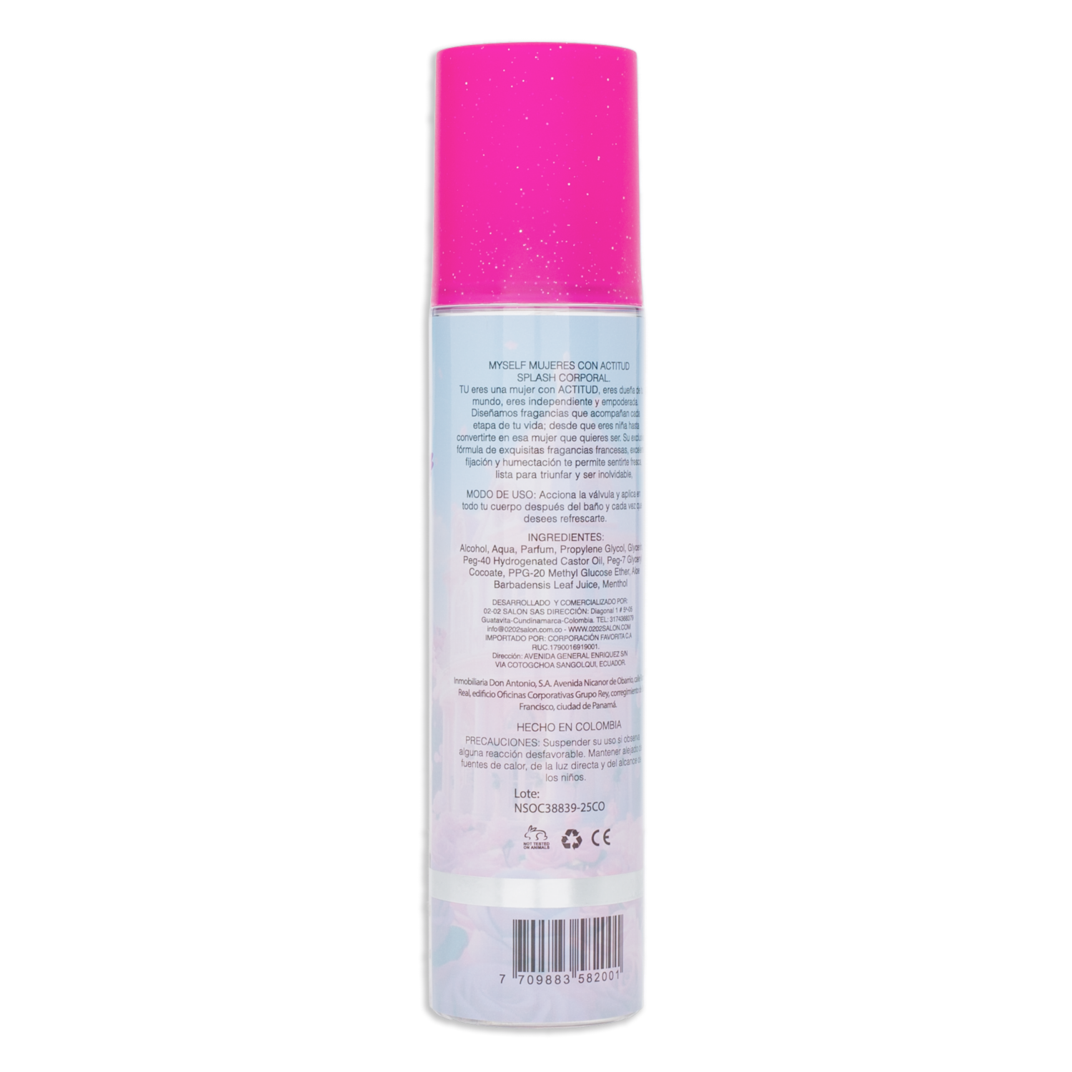 Body Splash Para Niña Fragancia Bambina MYSELF 260 Ml