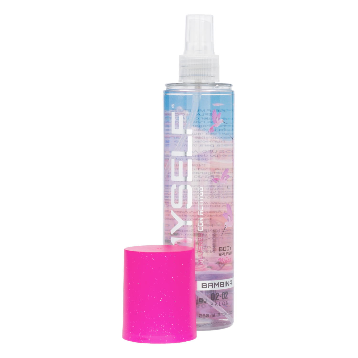 Body Splash Para Niña Fragancia Bambina MYSELF 260 Ml