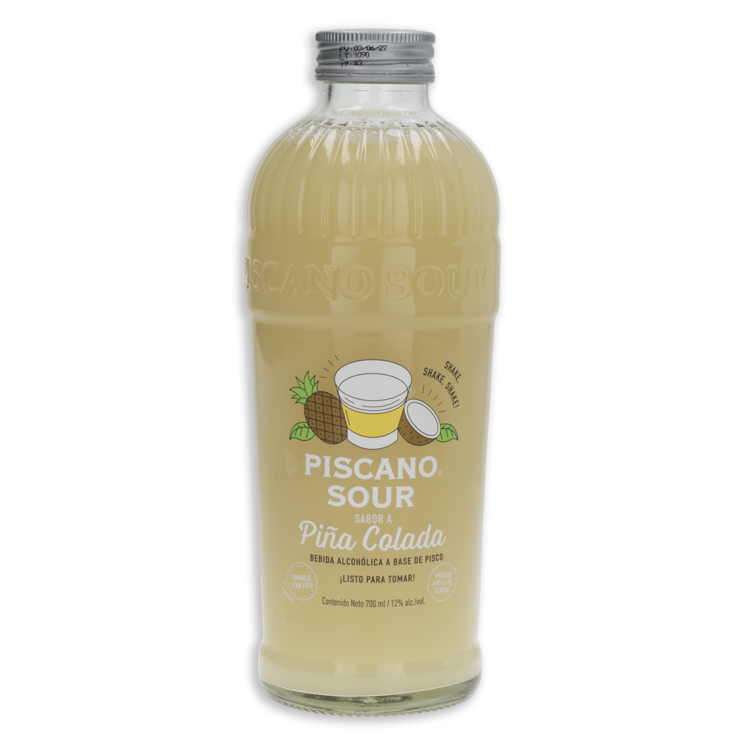 Pisco Sour Sabor Piña Colada PISCANO 700 Ml