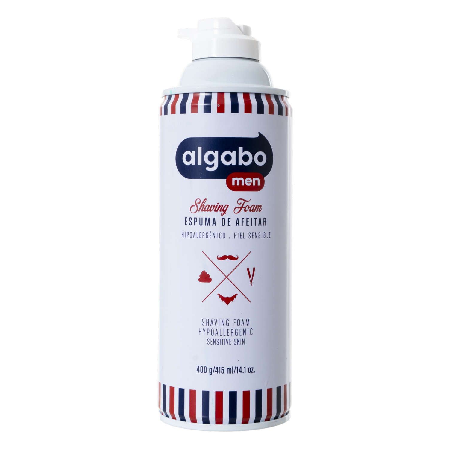 Espuma De Afeitar Para Piel Sensible Hipoalergénico ALGABO 415 Ml
