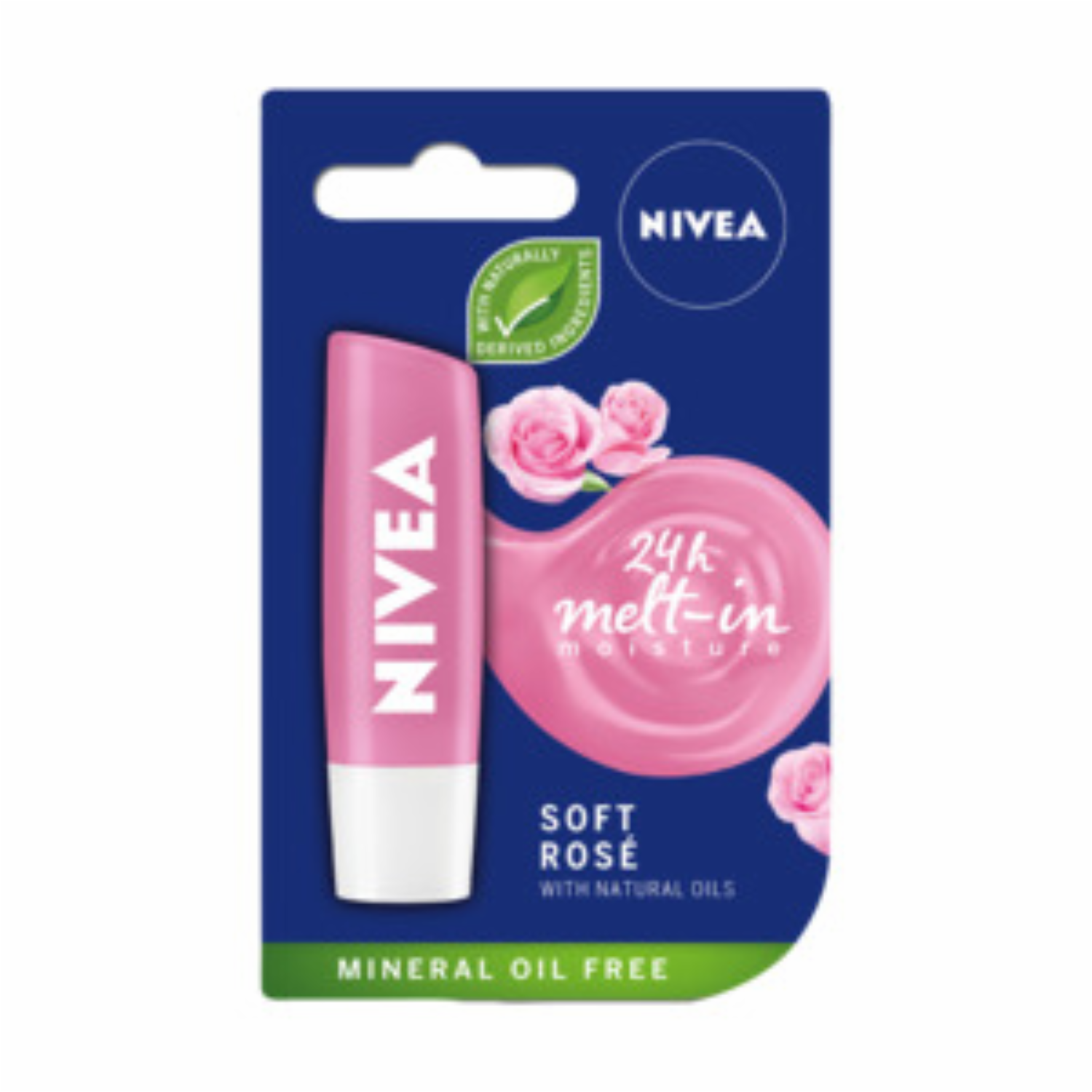 Bálsamo Labial Rosa Suave NIVEA Presentación De 4.80 G