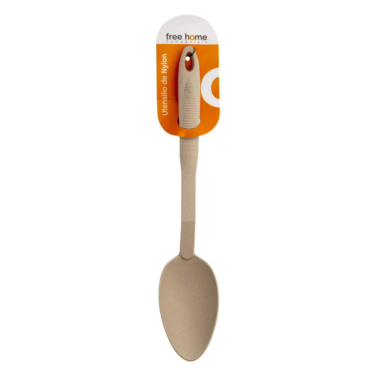 Cuchara De Guiso Nylon Beige Areia FREE HOME 1 Pieza