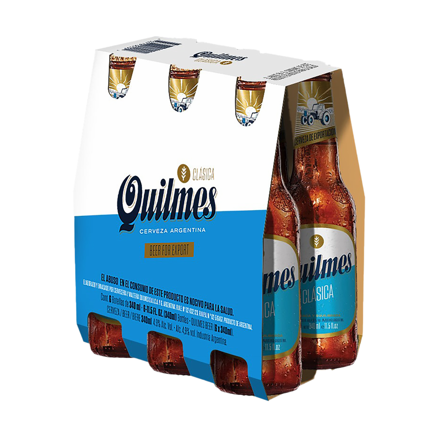 Cerveza Importada Clásica QUILMES 6 X 340 Ml