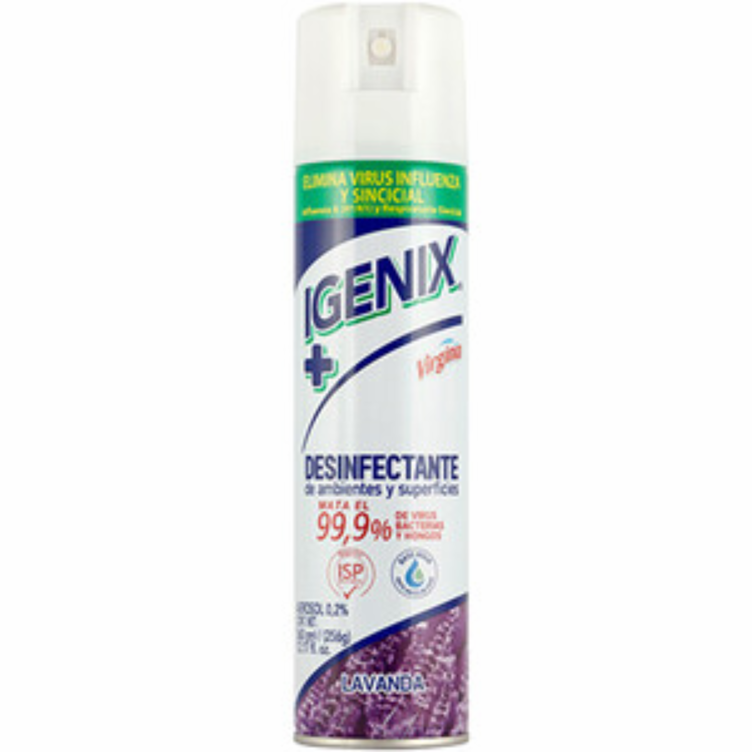 Limpiador Desinfectante En Aerosol Aroma Lavanda IGENIX 360 Ml
